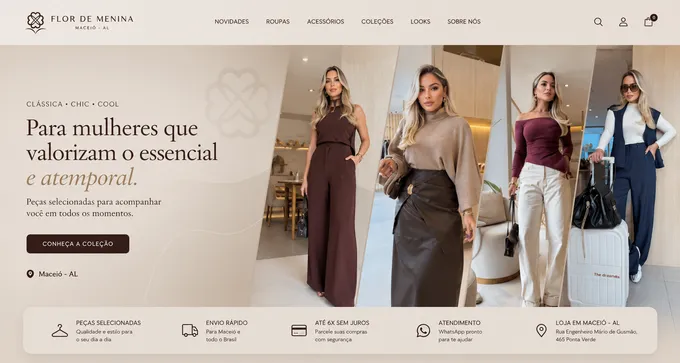 Site da Flor de Menina